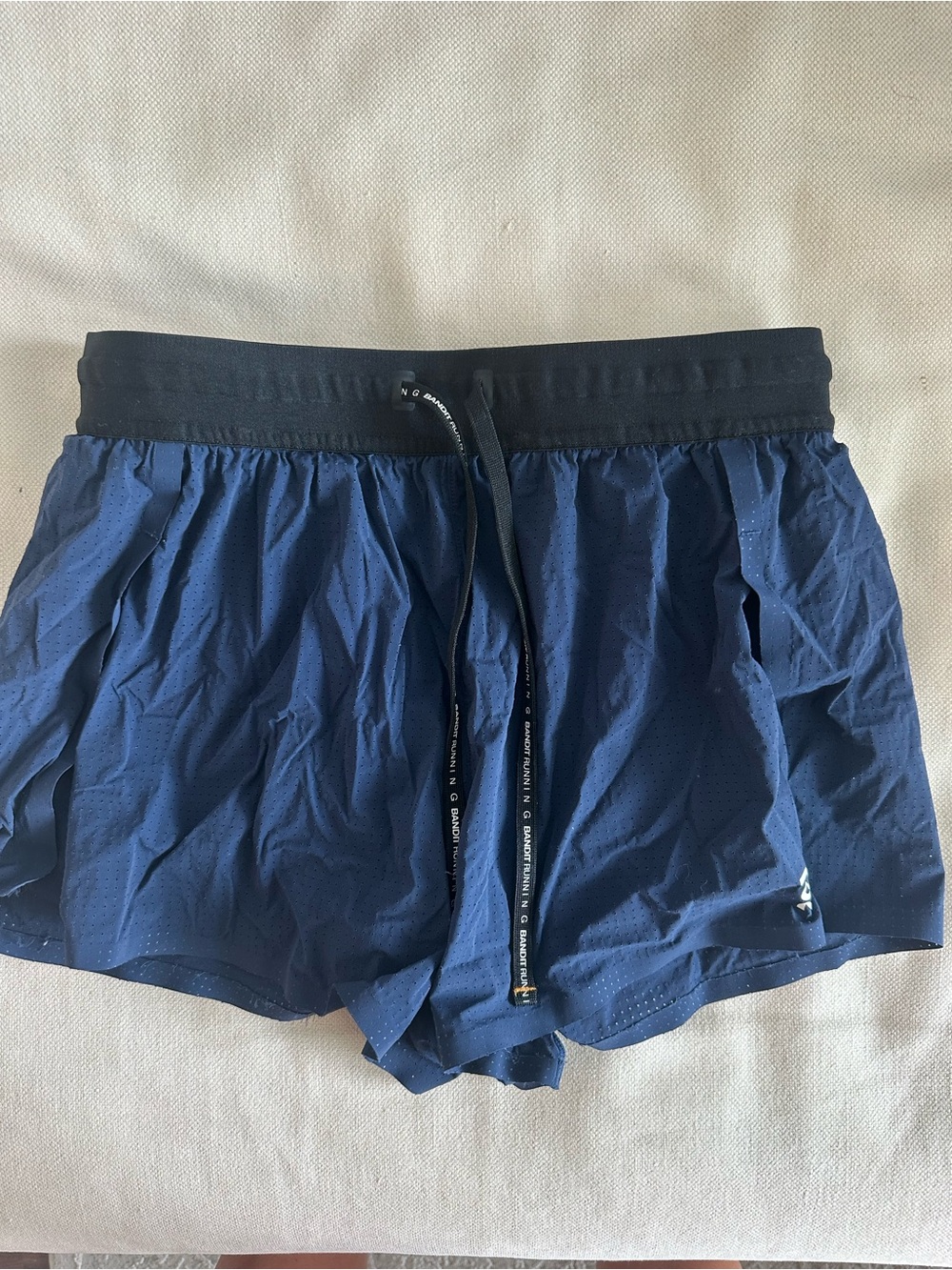 Bandit Running Athletic Shorts Navy Size XS